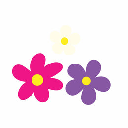 Heldere Bloemen – All-over transfervel