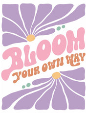 Bloom Your Own Way – Abstrakte Blumen-Kleidungstransfers