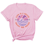 Genieße die Wellen – Boho Sommerkleidungstransfer