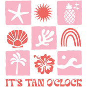 Tan o'clock - Boho Summer Kleding Transfer