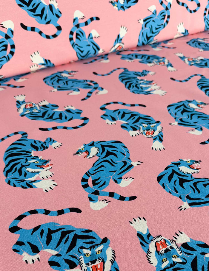 Tiger Clay Pink French Terry