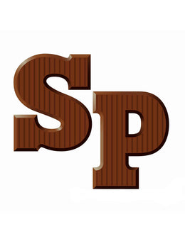 Chocolade letters Sint en Piet – All-over transfervel – overzicht