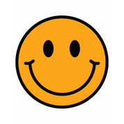 Gold Smiley Clothing Transfer - Bright Autumn