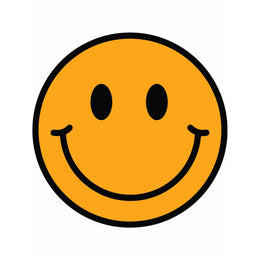 Gold Smiley – All-over transfervel
