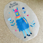 Be Wild Be Yourself - Funny Lama Kleding Transfer