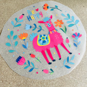 Be Happy - Funny Lama Clothing Transfer