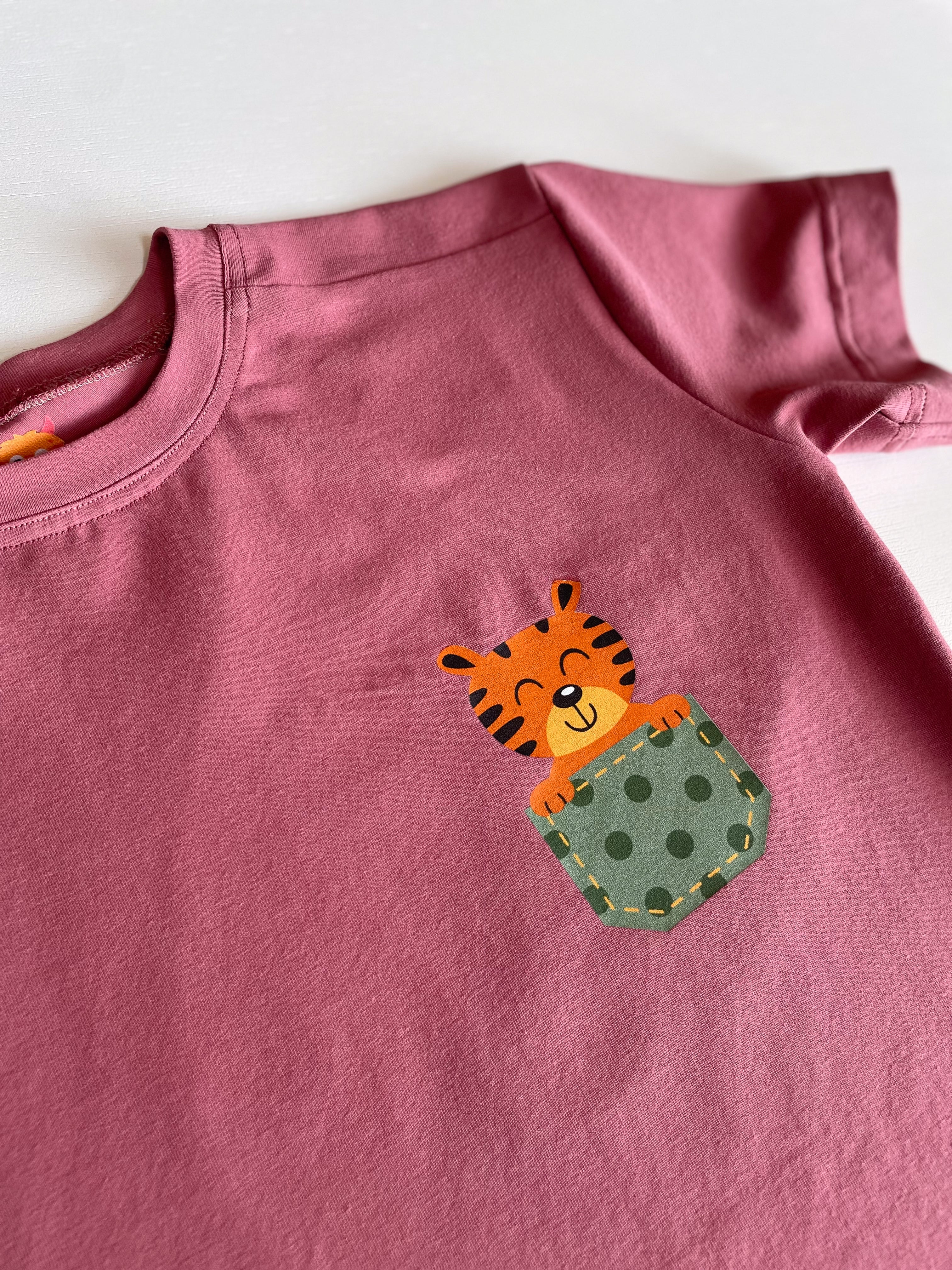 Tijger -  Pocket Fun Kleding Transfer