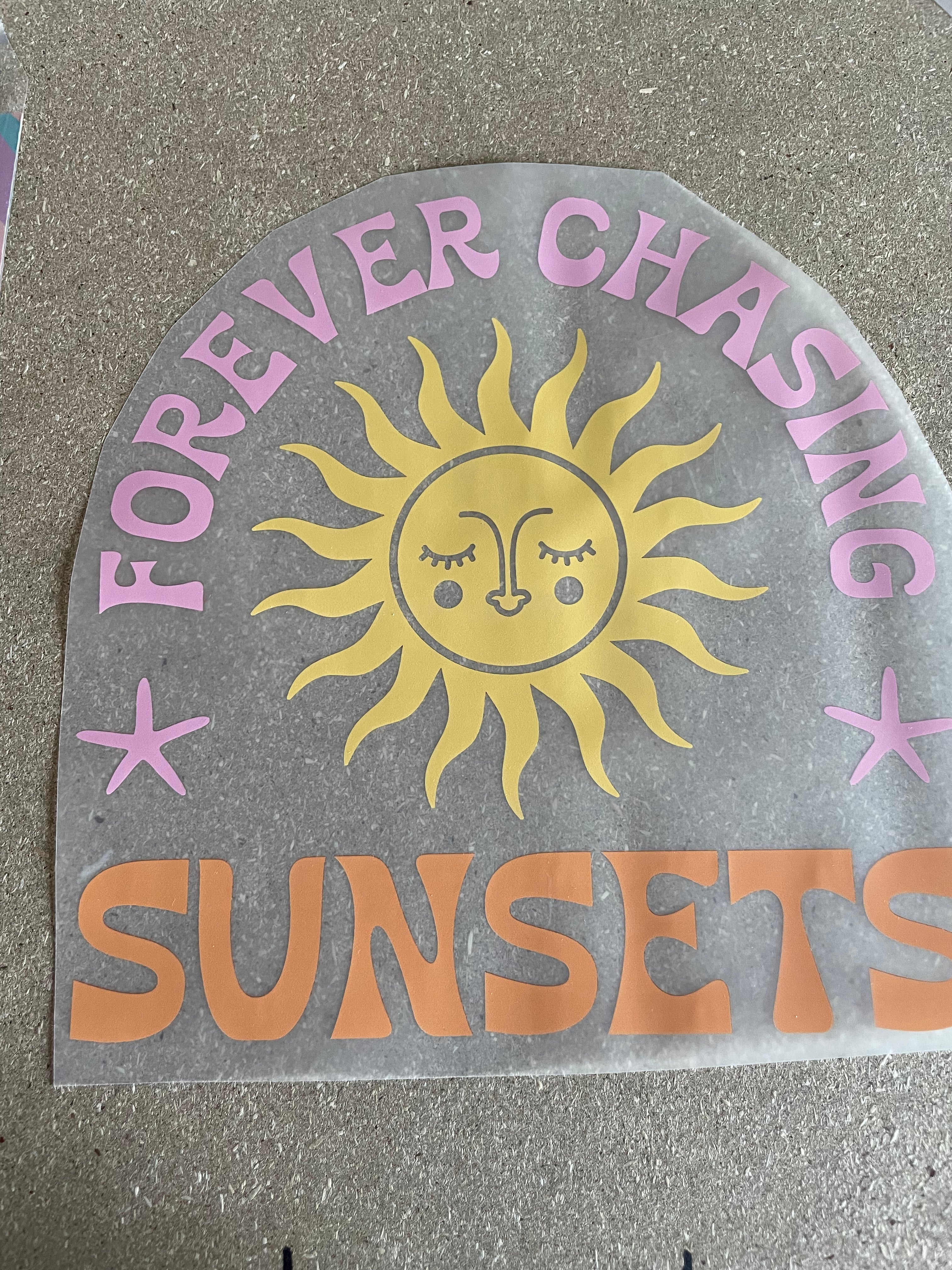 Sunsets - Boho Summer Kleding Transfer