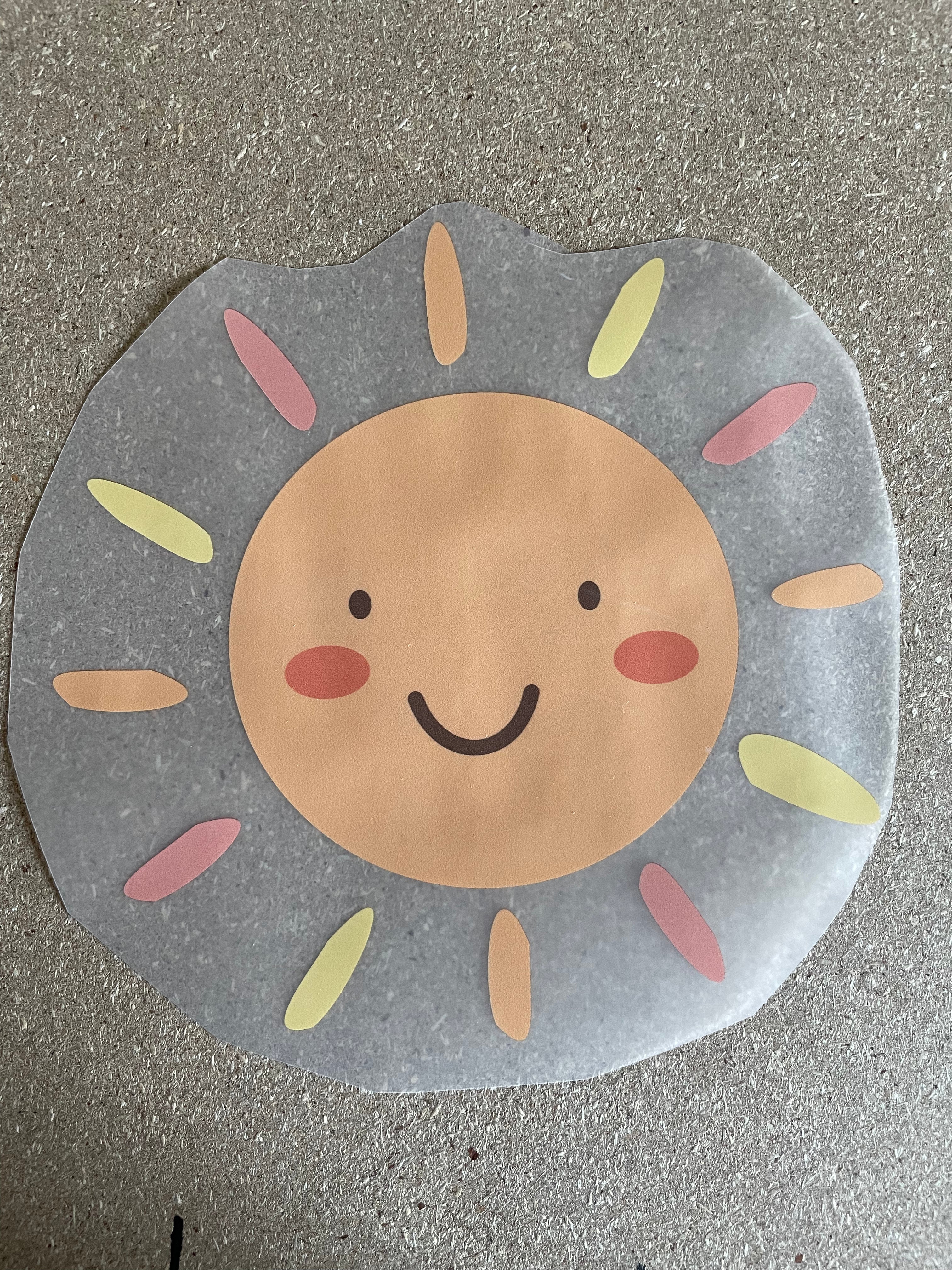 Happy Sun - Boho Rainbow - Clothing Transfer