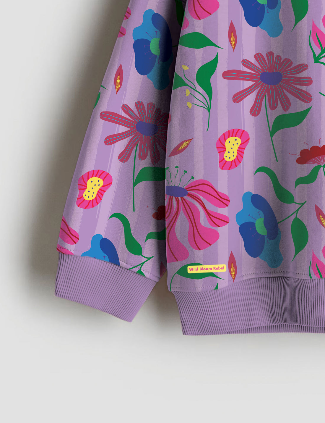 Bloom Boom Lilalicious Strijklabels – Strijktransfers – op een trui