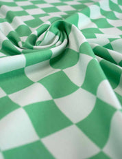 Lime Check | French Terry | 170cm breed