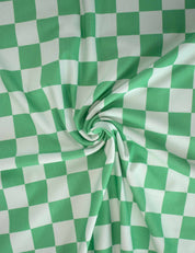 Lime Check | French Terry | 170cm breed