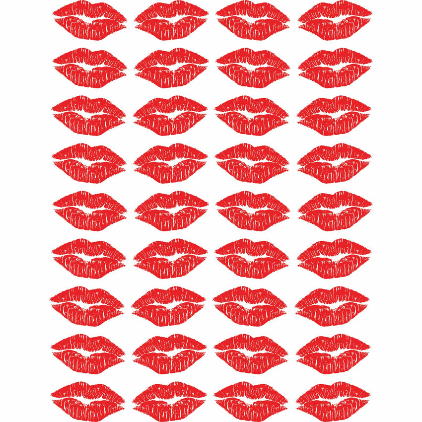 Kisses Red – All-over transfervel