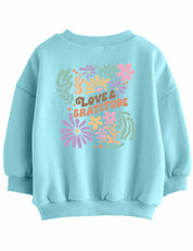 Liebe & Dankbarkeit - Abstrakte Blumen-Kleidungstransfers