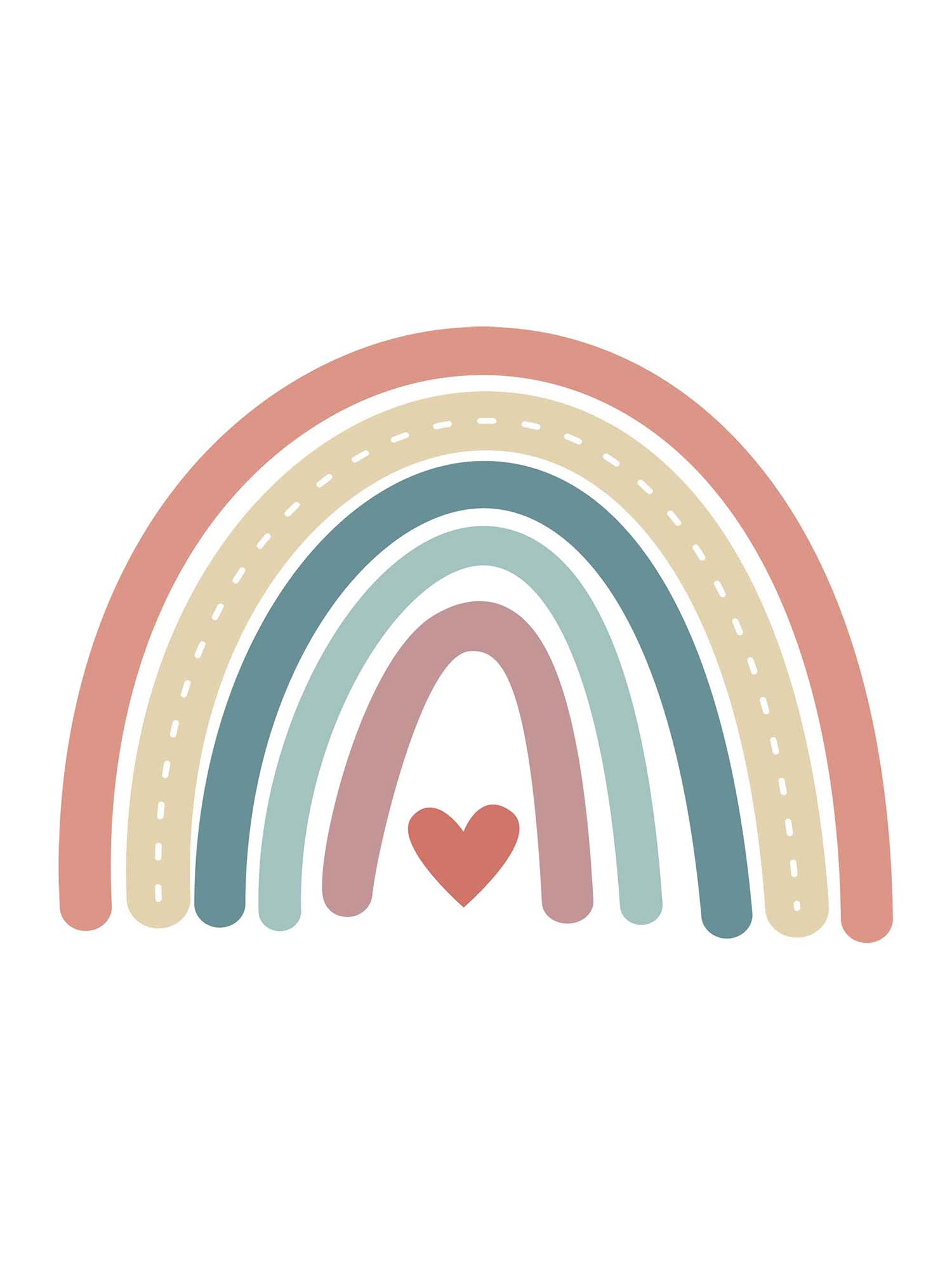 Rainbow 2 - Boho Rainbow - Clothing Transfer