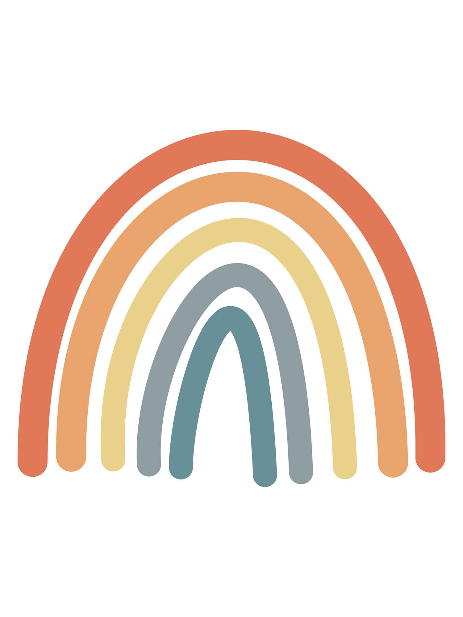 Rainbow 4 - Boho Rainbow - Clothing Transfer