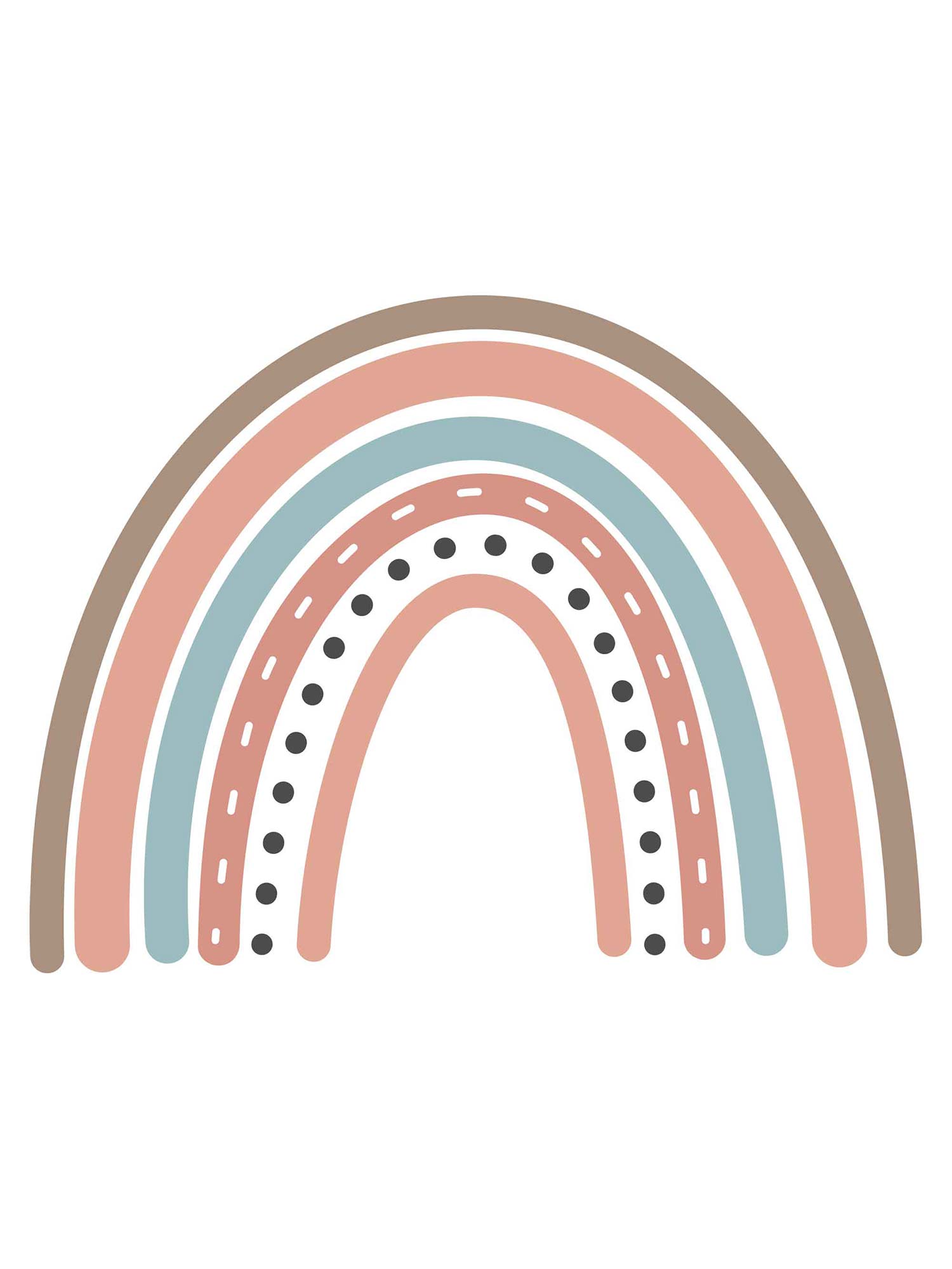 Rainbow 8 - Boho Rainbow - Clothing Transfer