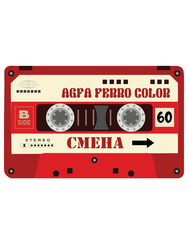 Casette Red – Strijktransfer
