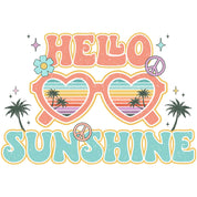 Hello Sunshine - Groovy Summer Clothing Transfer