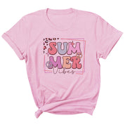 Summer Vibes square - Groovy Summer Clothing Transfer