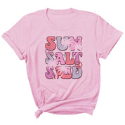 Sun Salt Sand - Groovy Summer Clothing Transfer