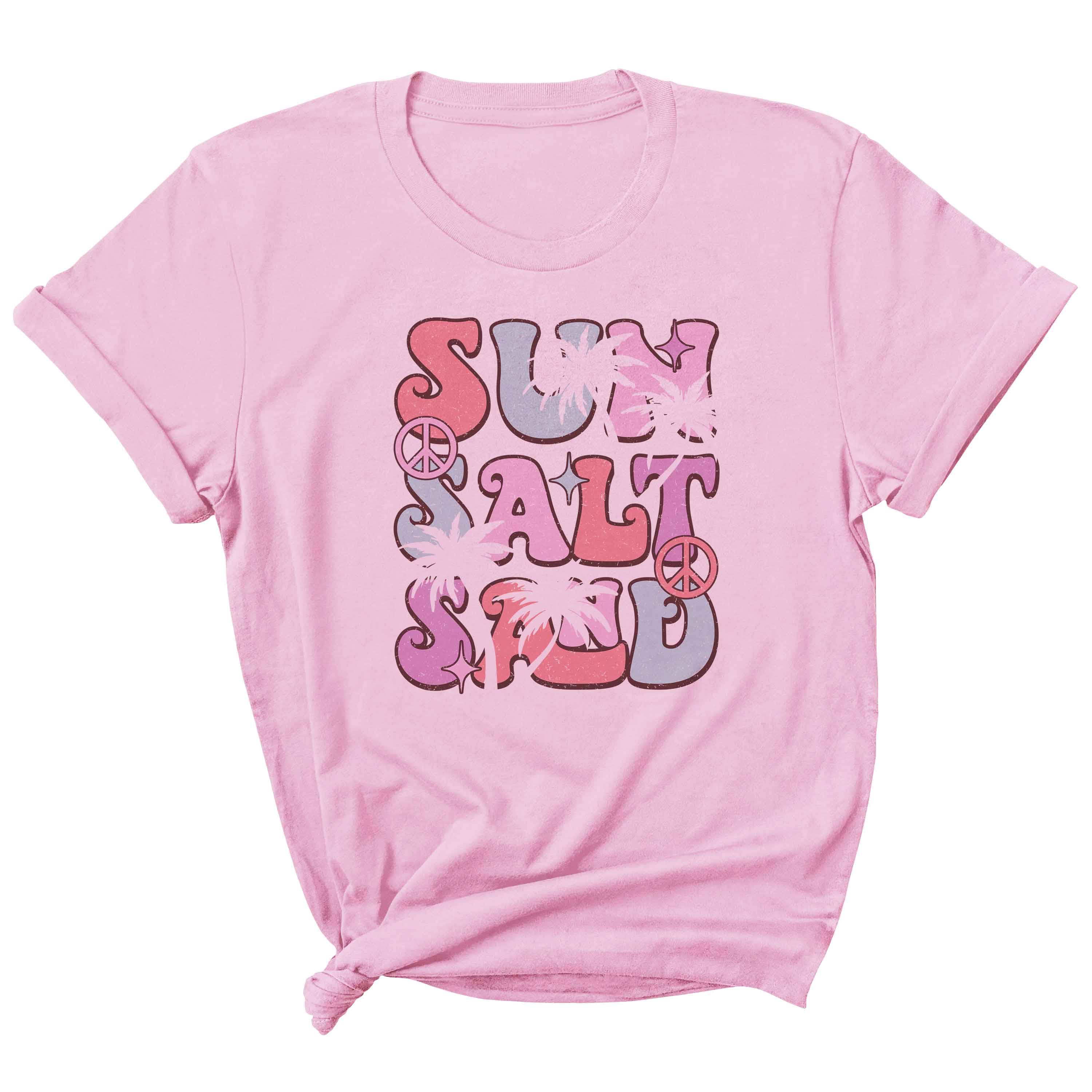 Sun Salt Sand - Groovy Summer Clothing Transfer