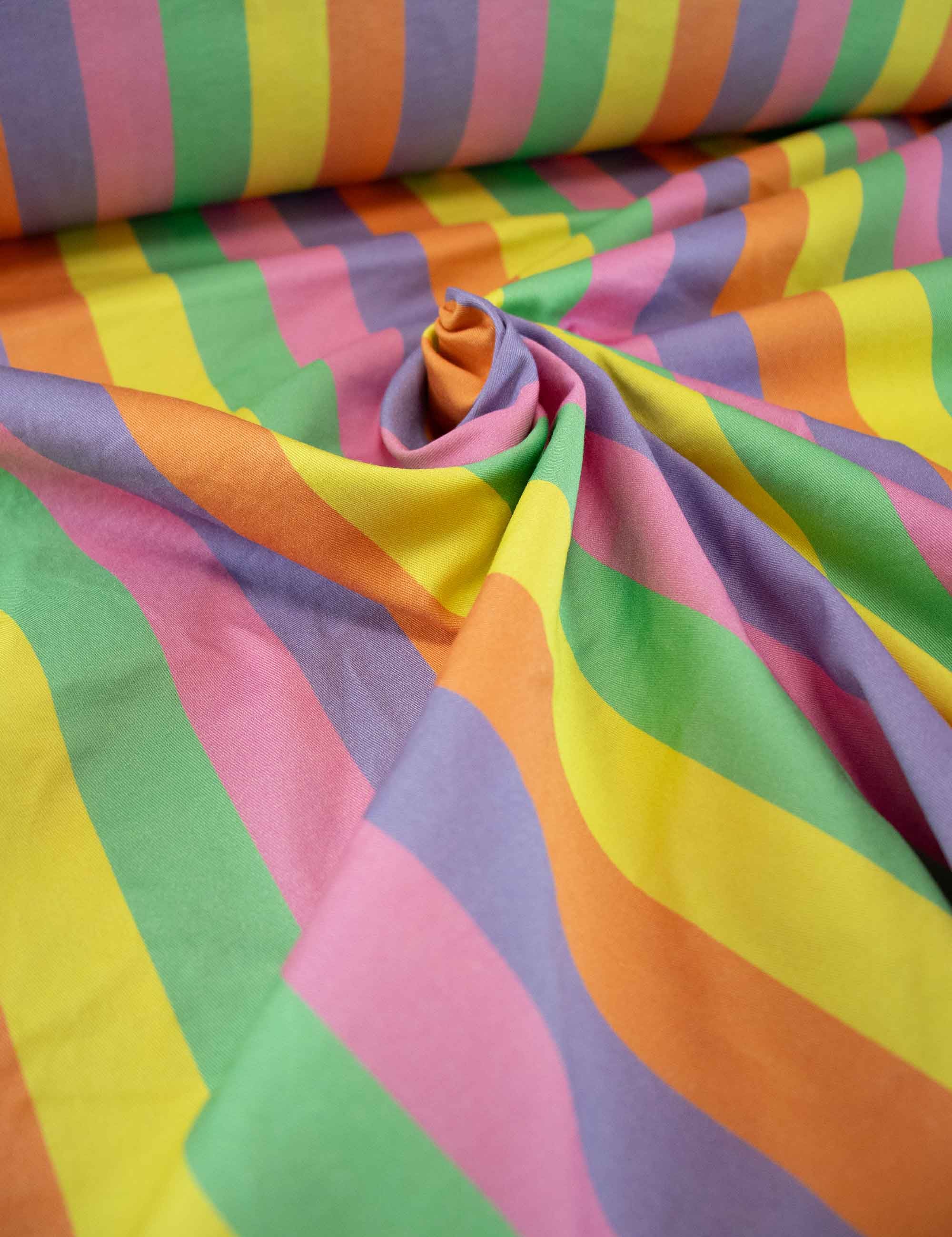 30cm Coupon Retro Parade, Katoen twill stretch