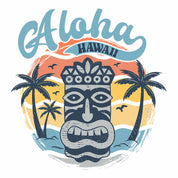 Aloha Hawaii - Blue Summer Kleding Transfer