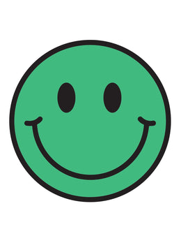 Apple Pop Green Smiley – Strijktransfers