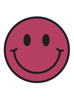 Berry Bold Smiley – Strijktransfers