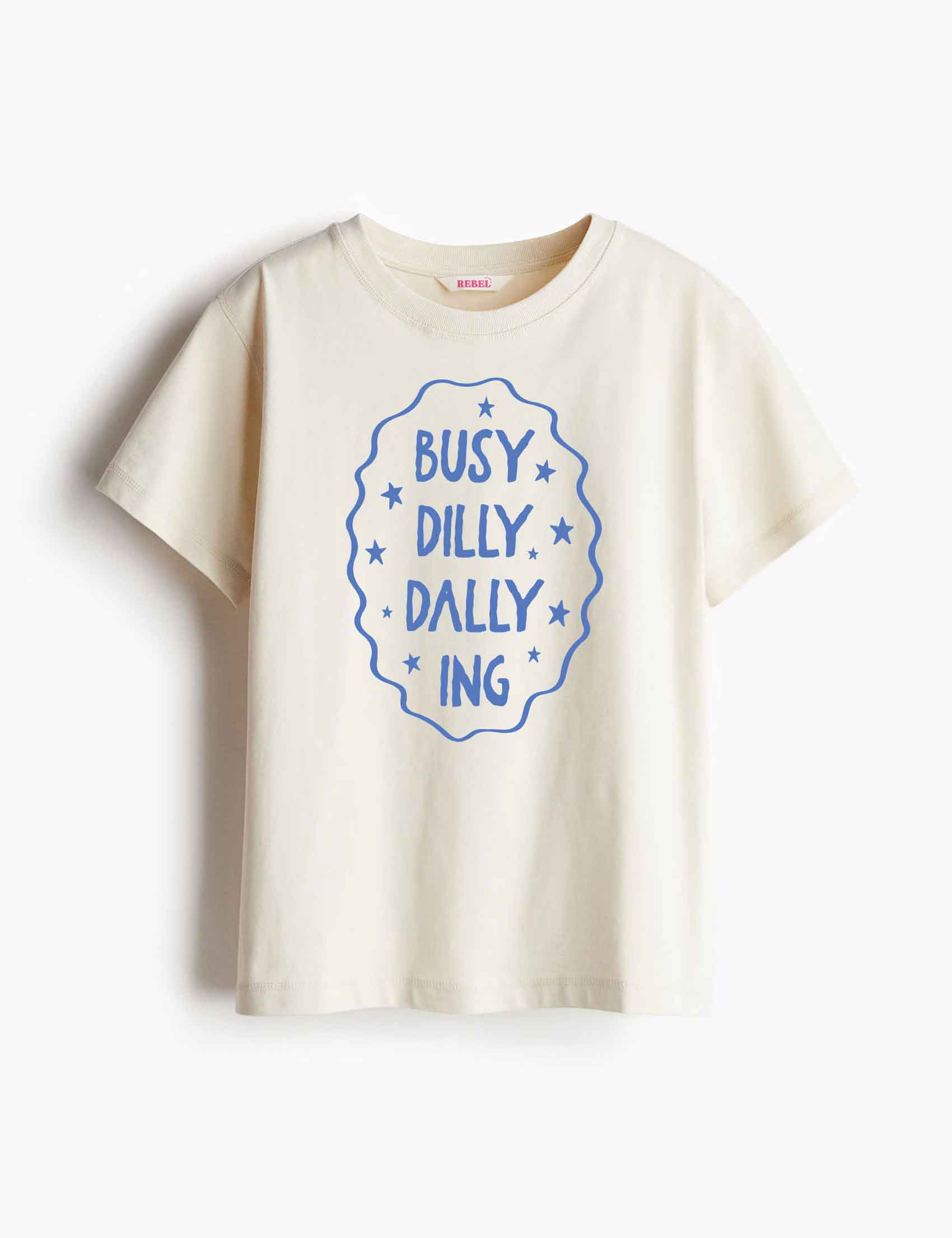Busy Dilly Dallying - Hand Drawn | Strijktransfer