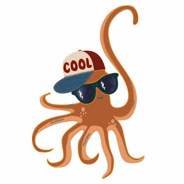 Cool Octopus – Strijktransfer