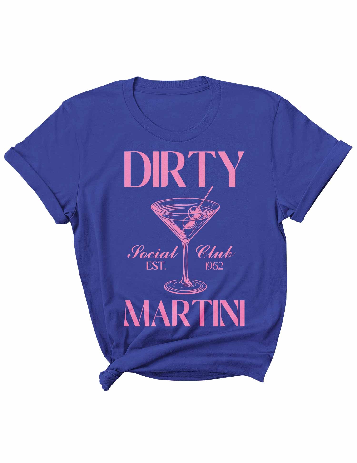 Dirty Martini - Summer Cocktails Clothing Transfers