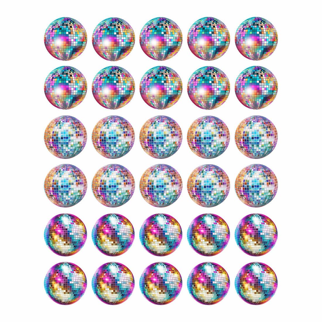 Disco Bal Mix – All-over transfervel
