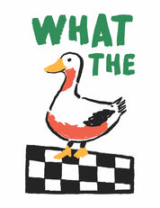 What the Duck - Hand Drawn | Strijktransfer