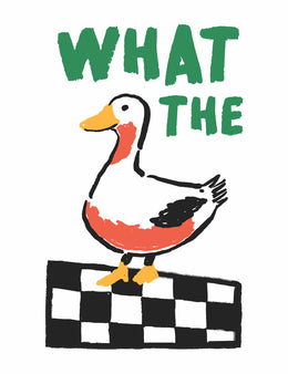 What the Duck - Hand Drawn – Strijktransfer