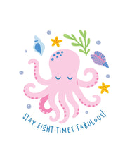 Stay Eight Times Fabulous - Ocean Dreamers | Strijktransfer