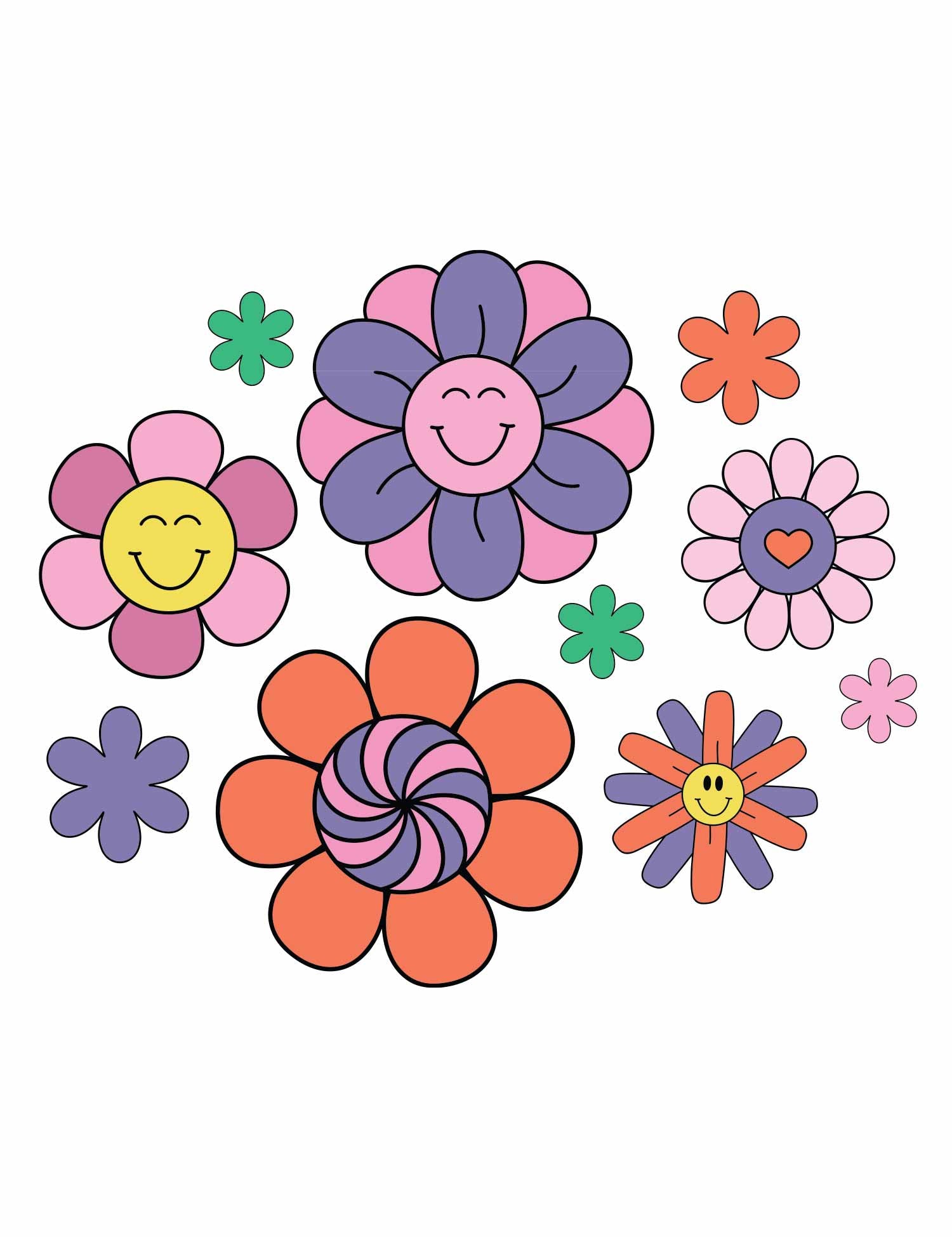 Flower Power - Sommerliebe | Kleidungstransfers