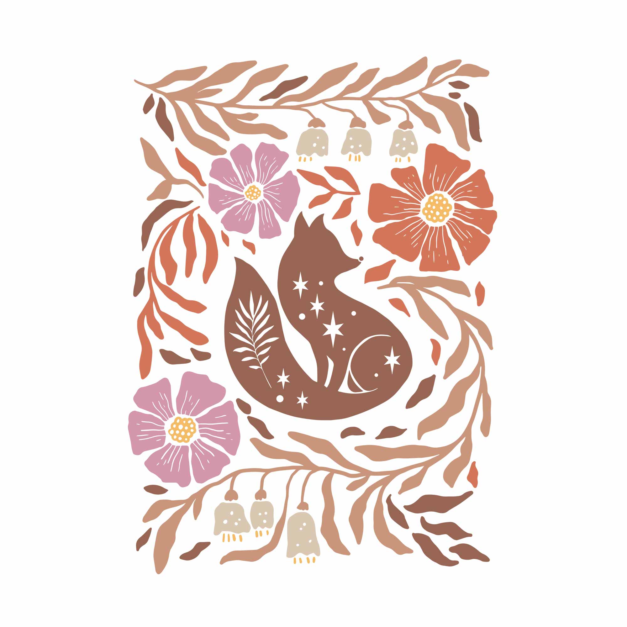 Fox - Boho Fall Clothing Transfer