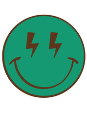 Smiley Green - Retro Joy | Clothing Transfers