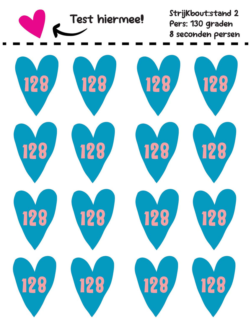Hearts Blue - Carousel Clash – Maatlabels