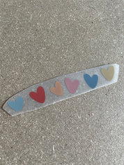 Hearts - Boho Rainbow - Clothing Transfer