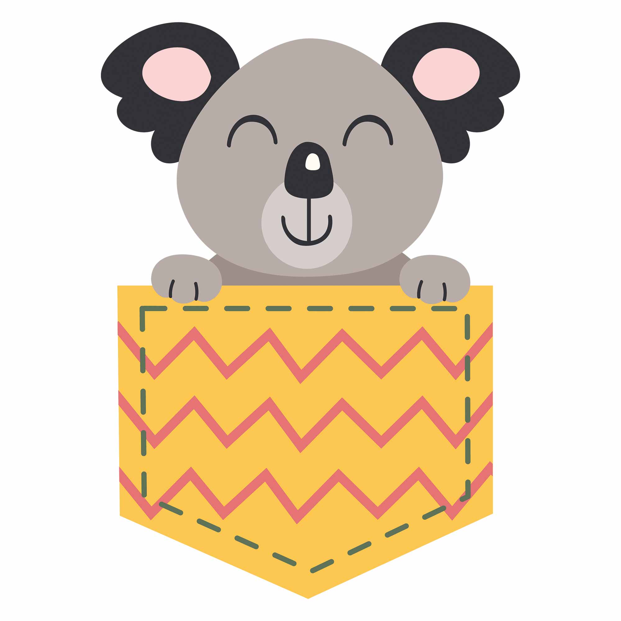 Koala - Pocket Fun Clothing Transfer