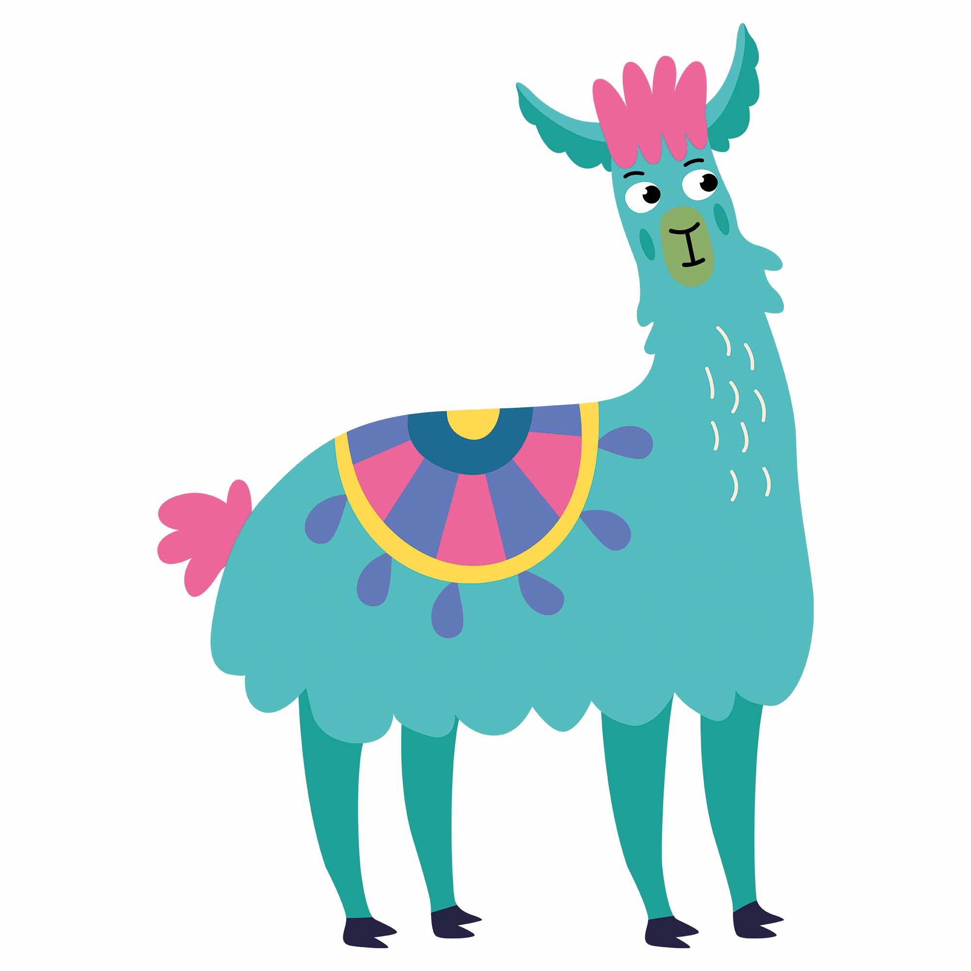 Lama 1 - Funny Lama Kleding Transfer