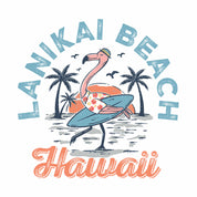 Lanikai Beach - Blue Summer Clothing Transfer