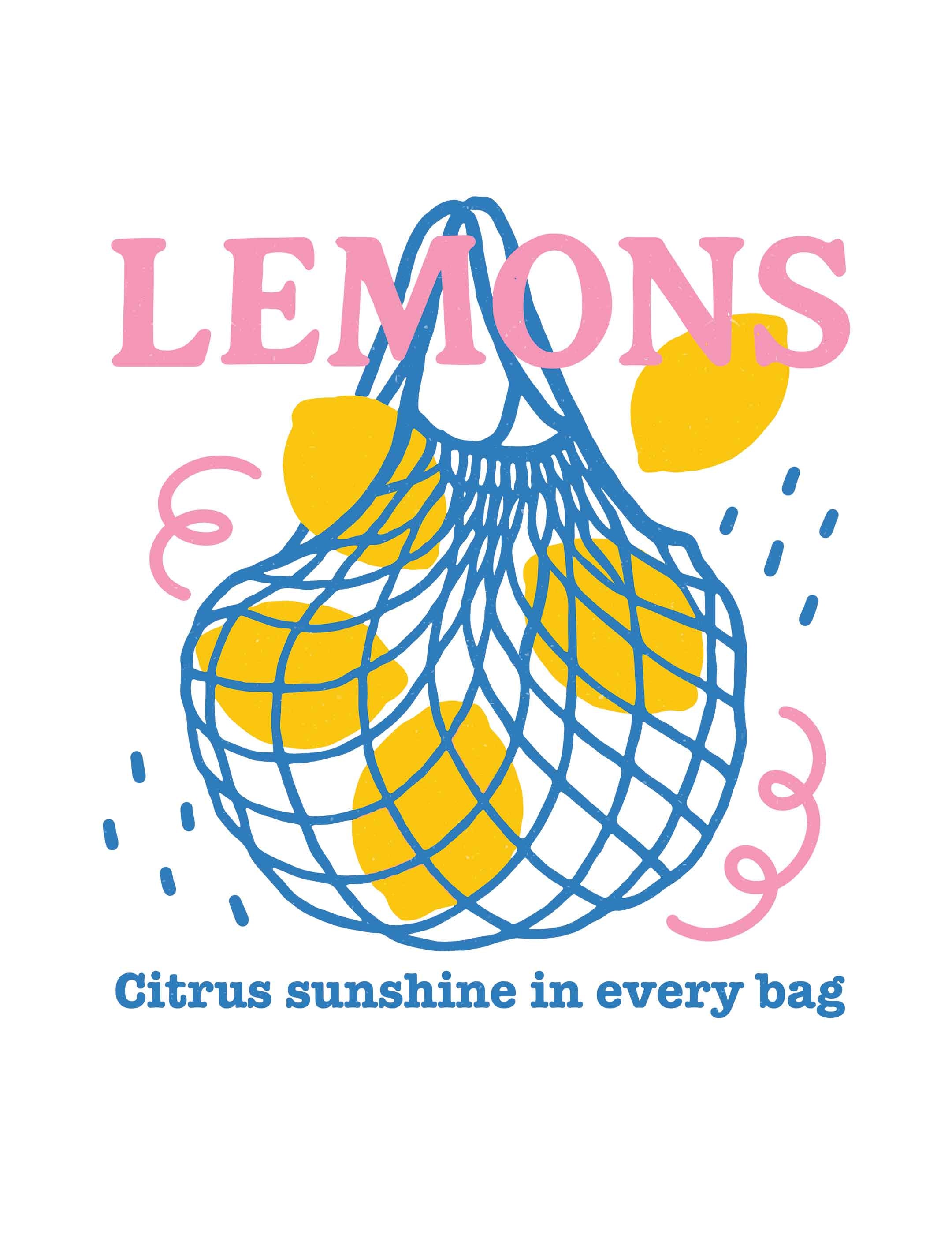 Lemons – Fruit Parade | Strijktransfer