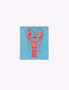 Lobster | Étiquette tissée à coudre