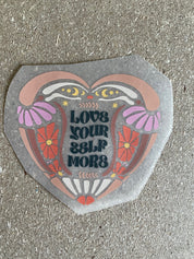 Liebe dich selbst mehr – Boho Herbst Kleidungstransfer