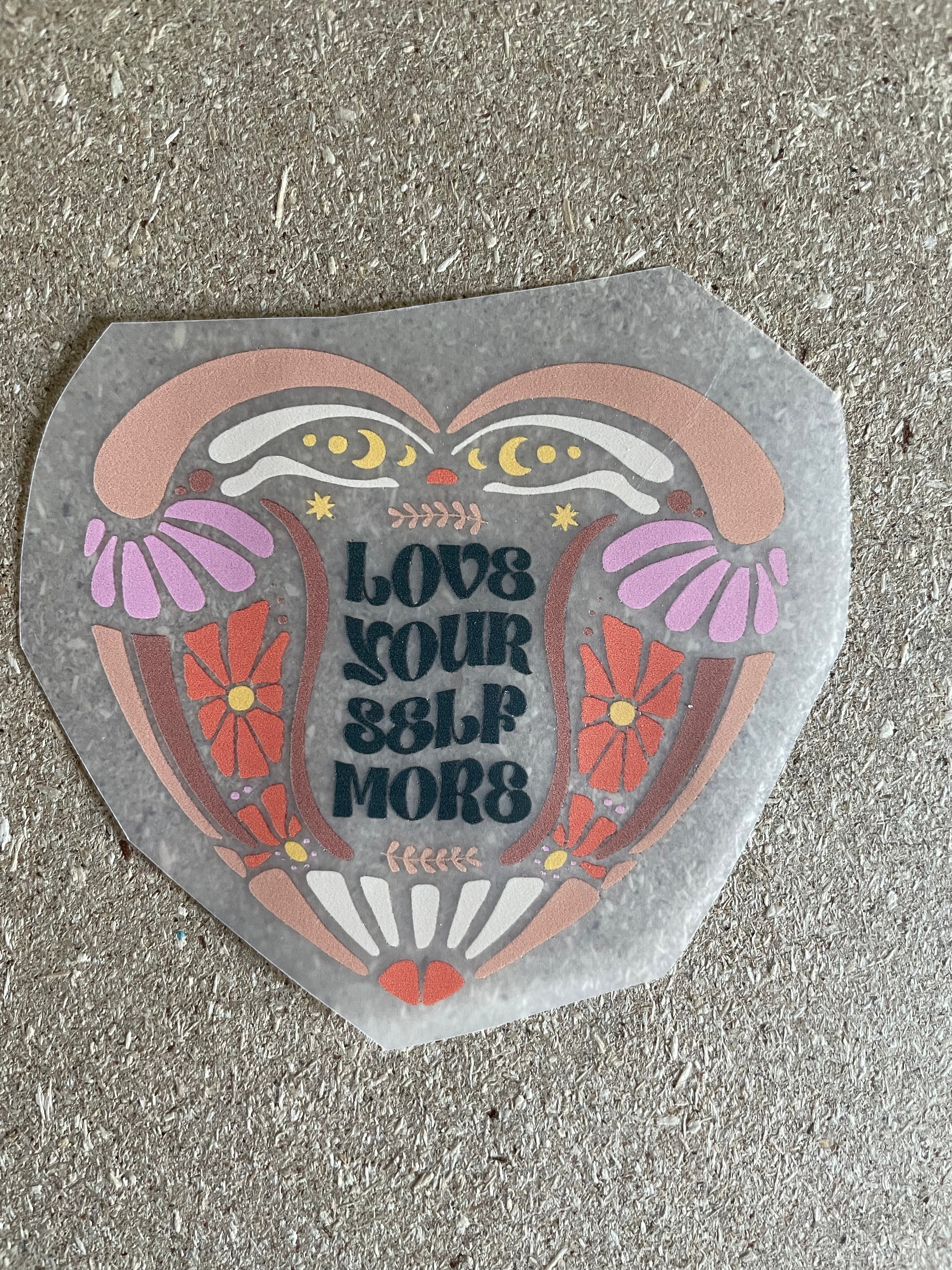 Liebe dich selbst mehr – Boho Herbst Kleidungstransfer