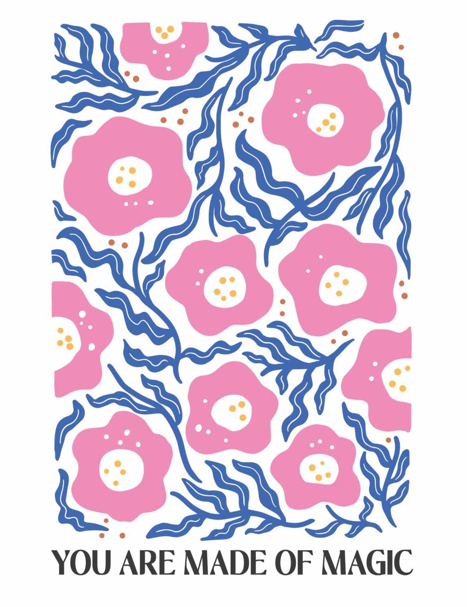 Made of Magic - Floral Clothing Transfers